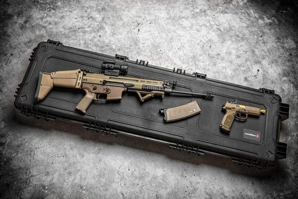 Black Tactical Rifle Case with Foam I553