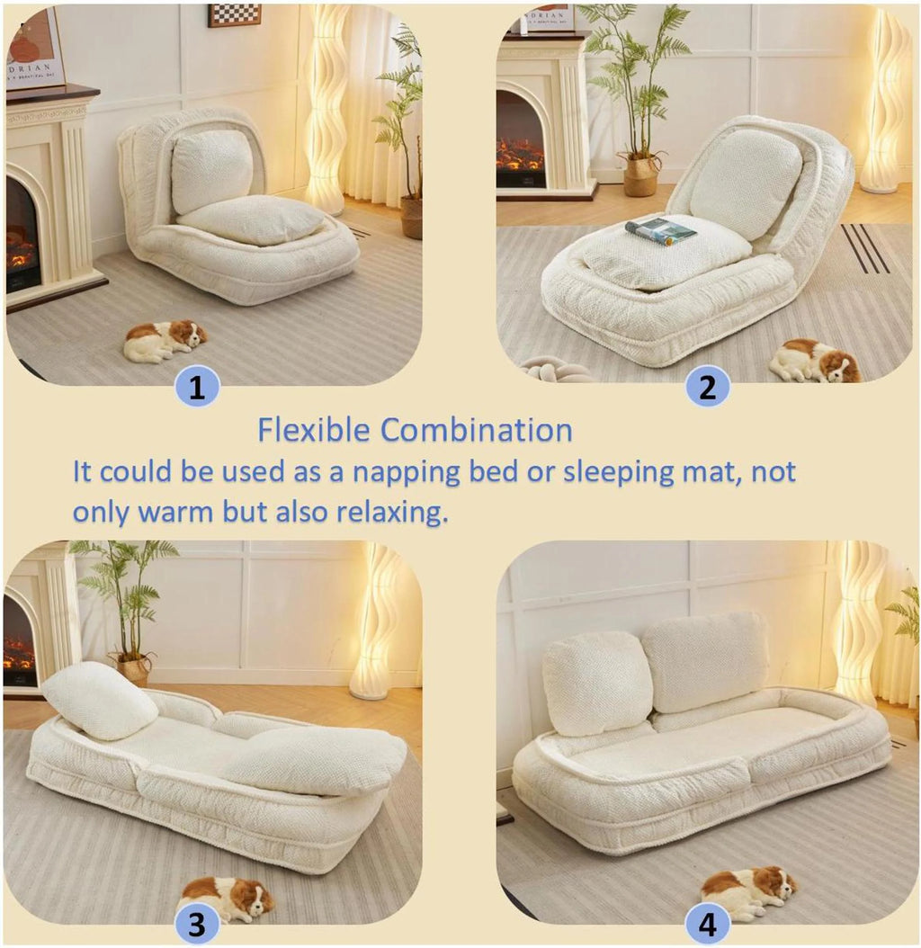 Lazy Sofa Couch with 5 Adjustable Positions L70615