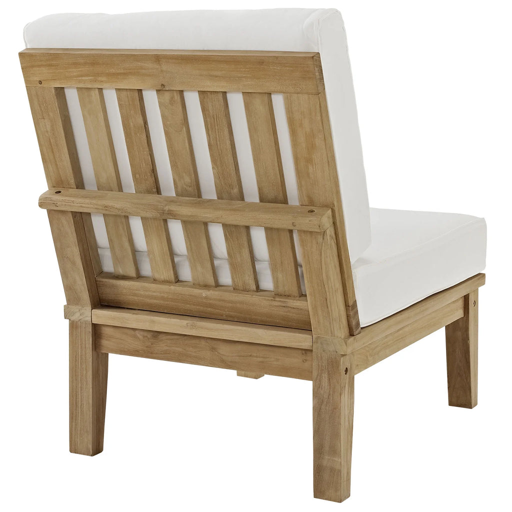 Natural White Teak Outdoor Sofa J7371