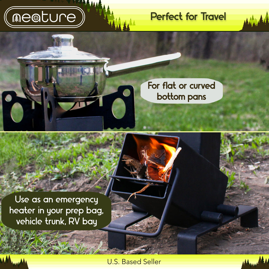 Portable Square Wood Stove for Camping Z168443