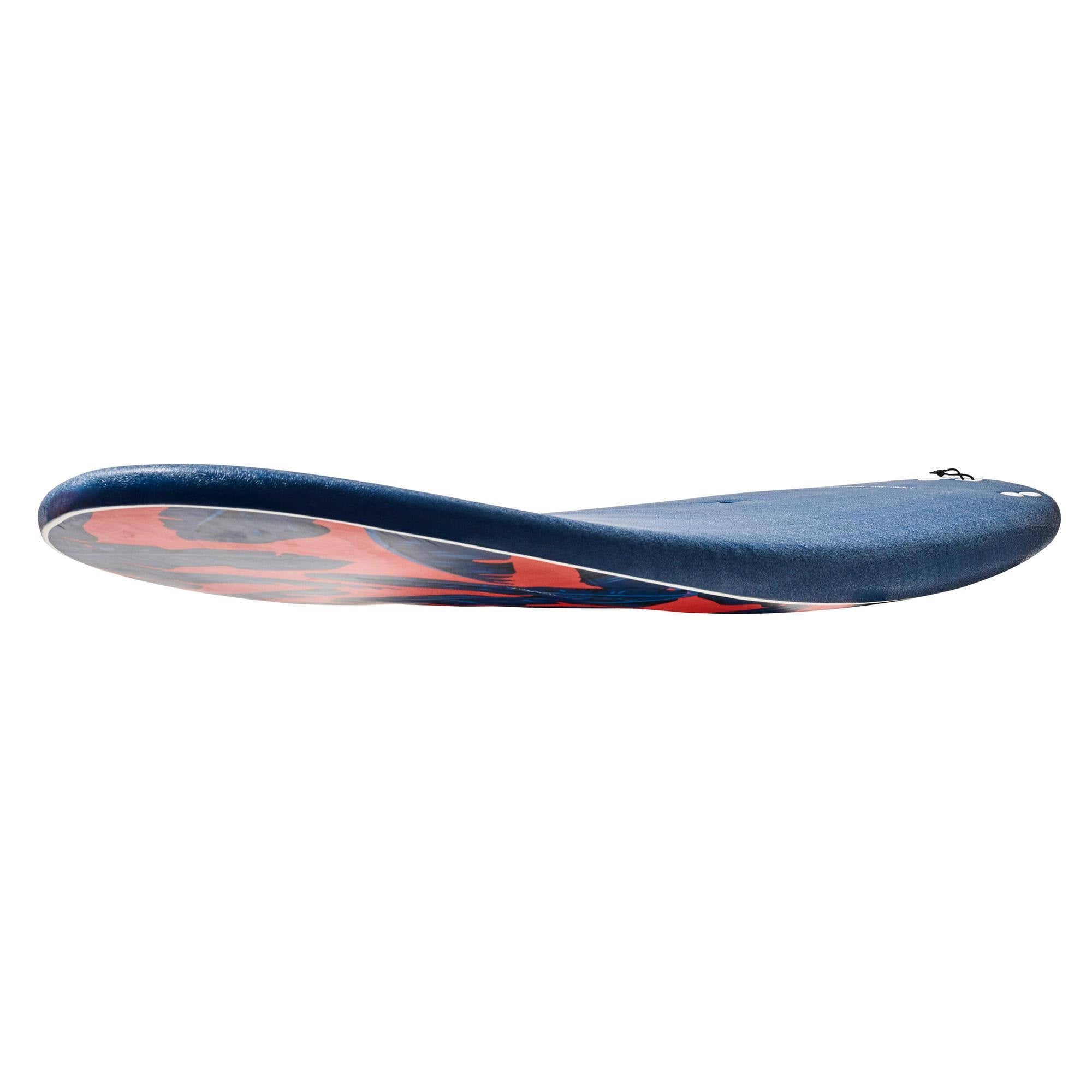 8&6x22 Foam Surfboard with Leash and 3 Fins T23525
