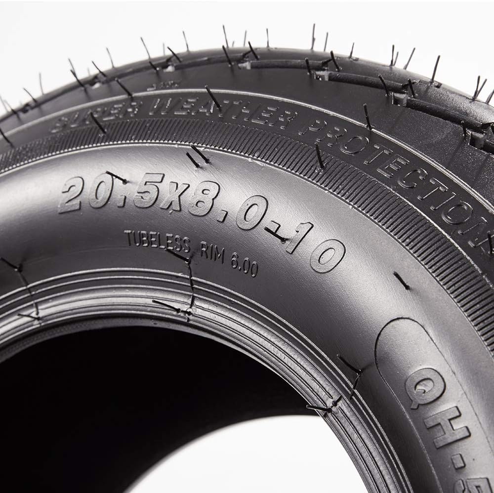 Set of 4 Trailer Tires 20.5x8-10 Load Range E 10PR X7751