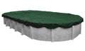 Green Oval Winter Pool Cover, 18 x 40 ft. L9532