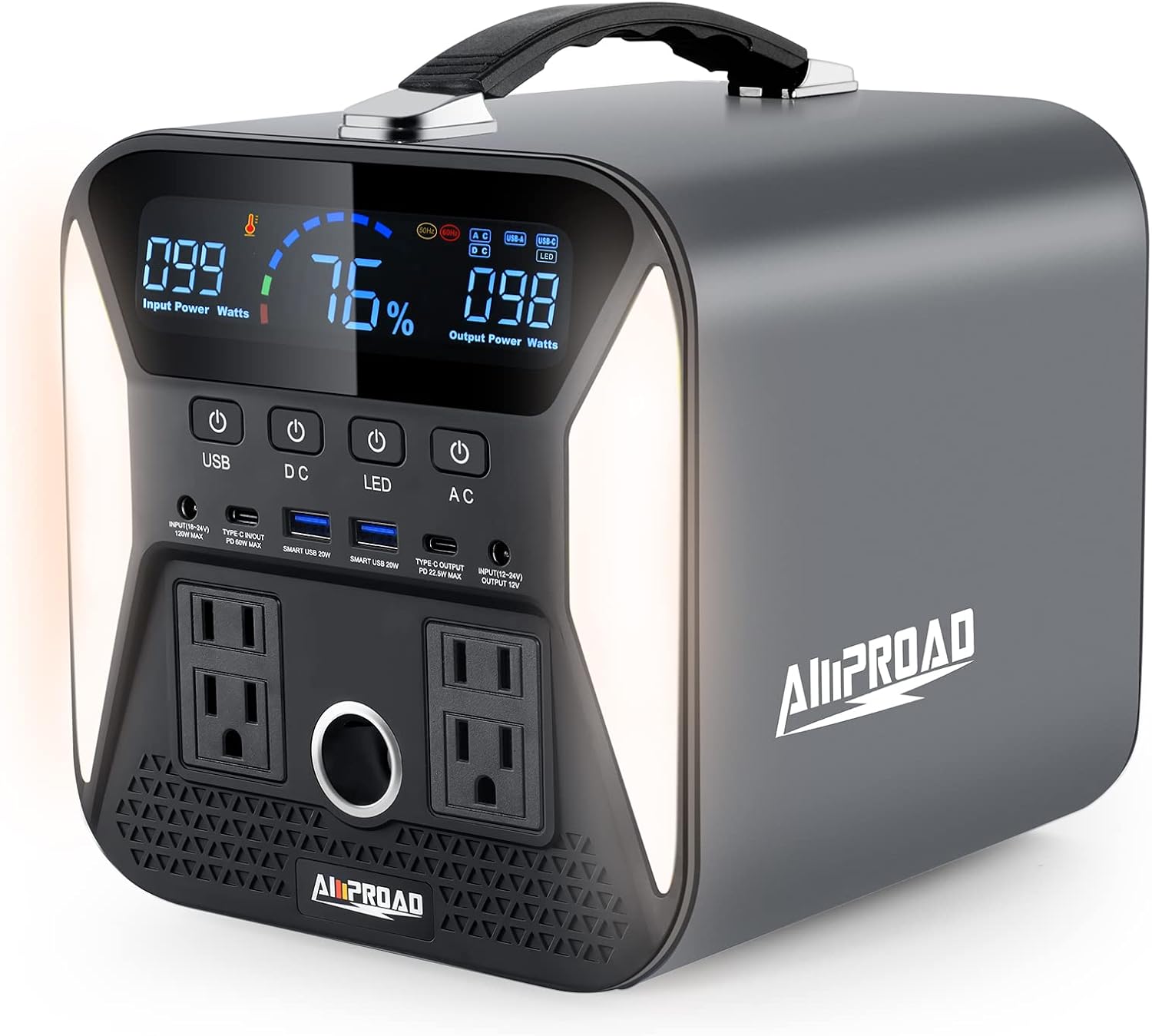 Portable Power Station 300Wh with AC/DC/QC USB Ports C7470