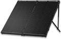 200 Watt 12 Volt Monocrystalline Portable Foldable 2Pcs 100W Solar Panel Suitcase with Waterproof 20A Charger Controller Q52315