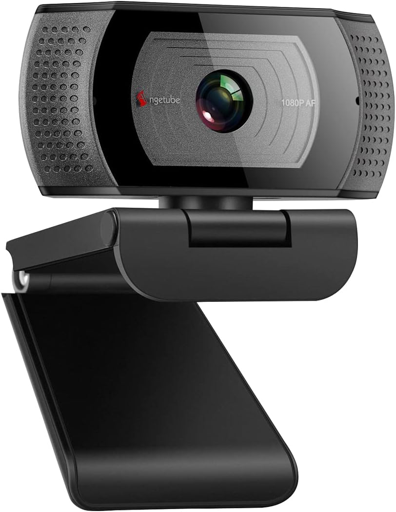 1080P USB AutoFocus Web Camera with Cover Black P547317