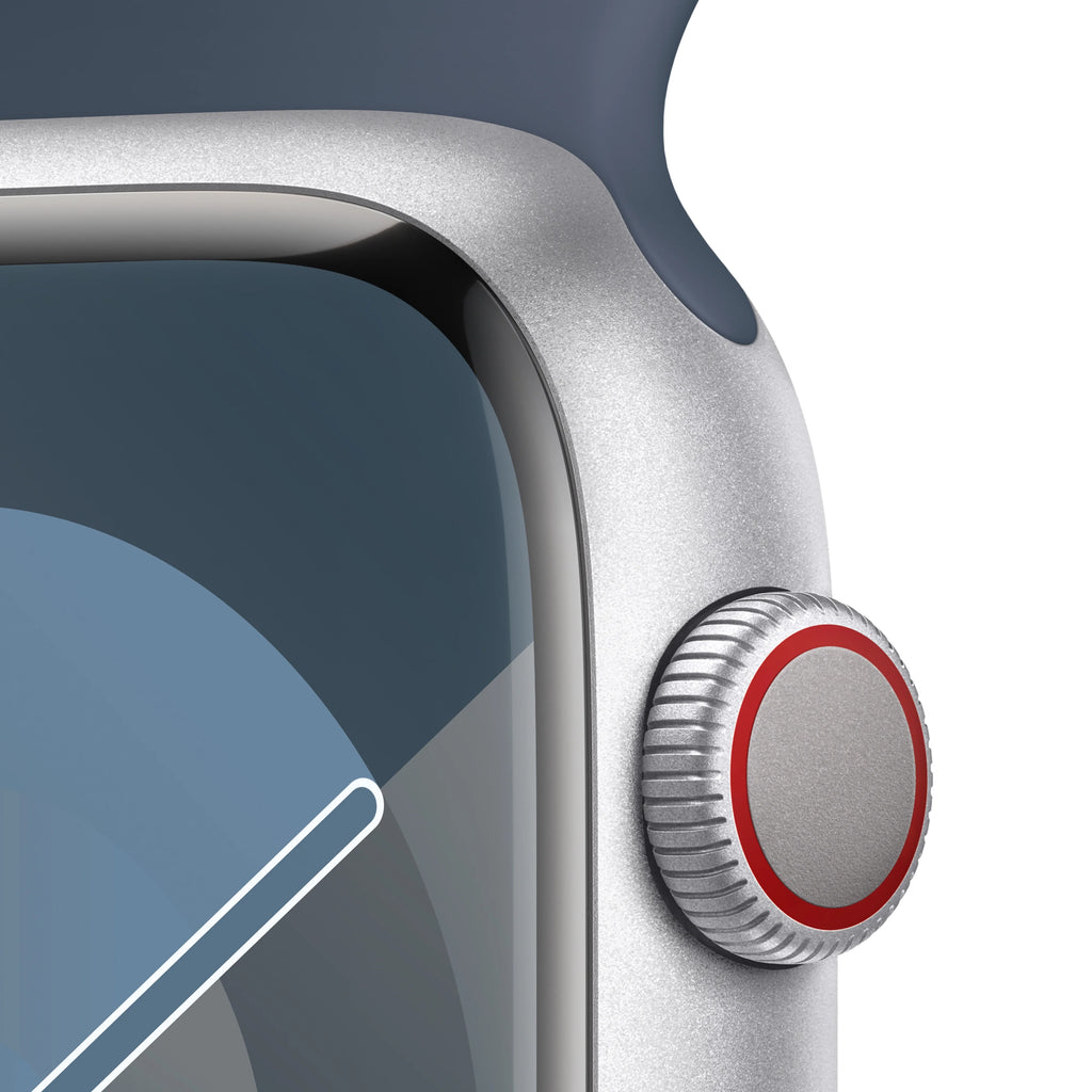 Silver Aluminum Case 45mm Sport Band Fitness Tracker E813