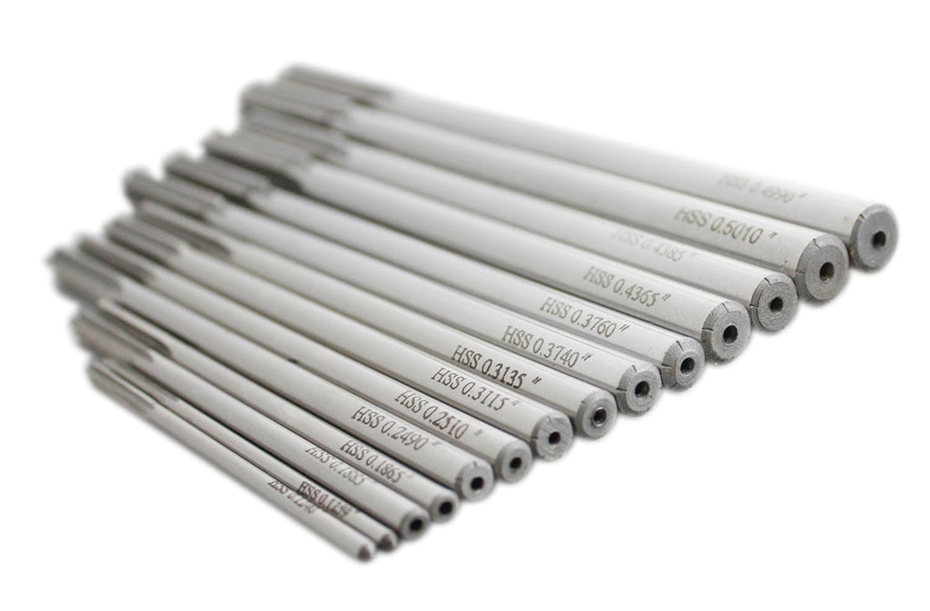 14 Pc H.S.S. Chucking Reamer Set in Fitted Case U33518