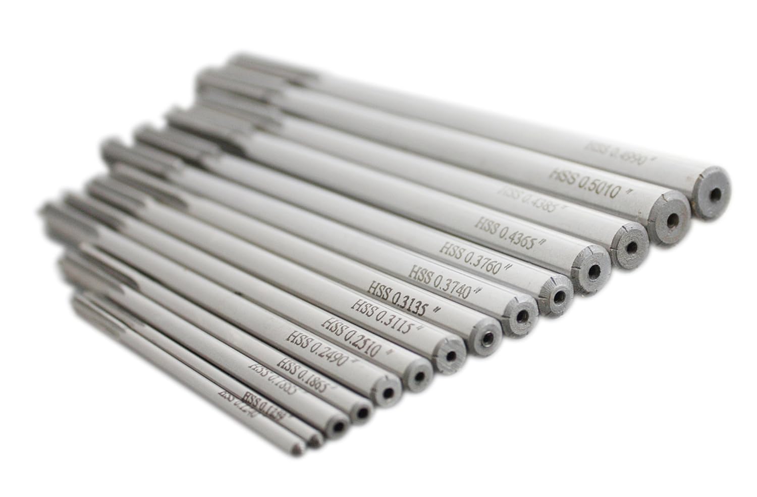 14 Pc H.S.S. Chucking Reamer Set in Fitted Case U33518