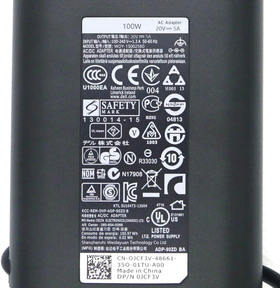 135W 19.5V 6.9A Charger Power Supply for HP Spectre 15 x360 Omen 15 17 Pavilion Gaming 15 17 U821