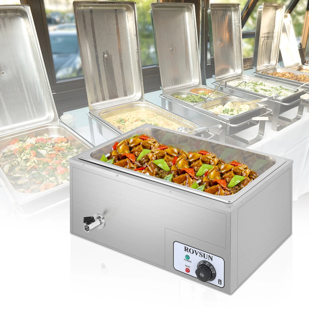 21QT Stainless Steel Commercial Food Warmer O764223