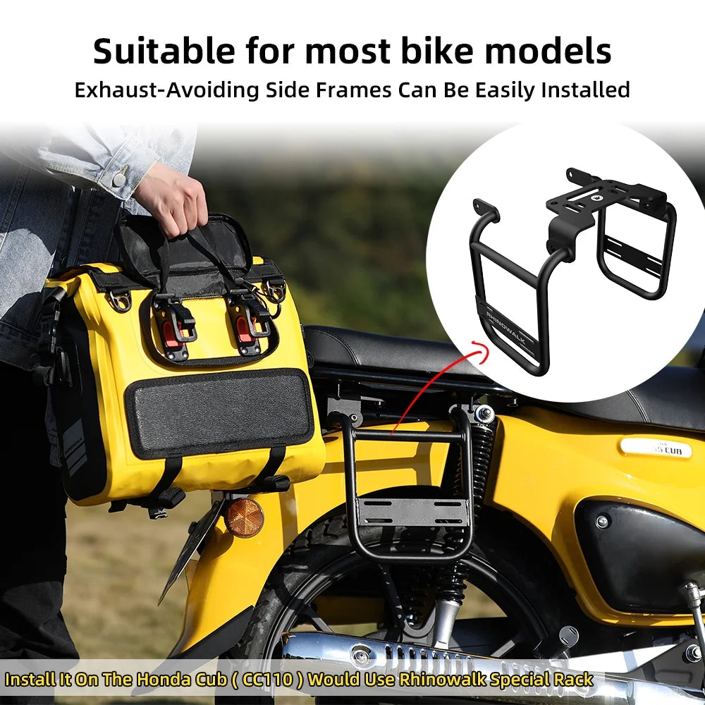 Motorcycle Bag 15l Removable Waterproof Side Pouch U386