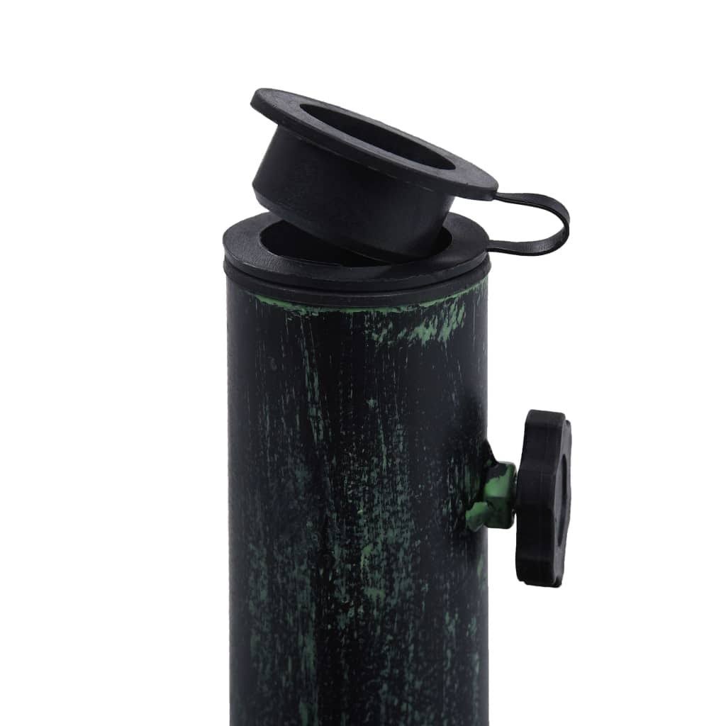 Green 26.5 lbs Cast Iron Umbrella Base U4669