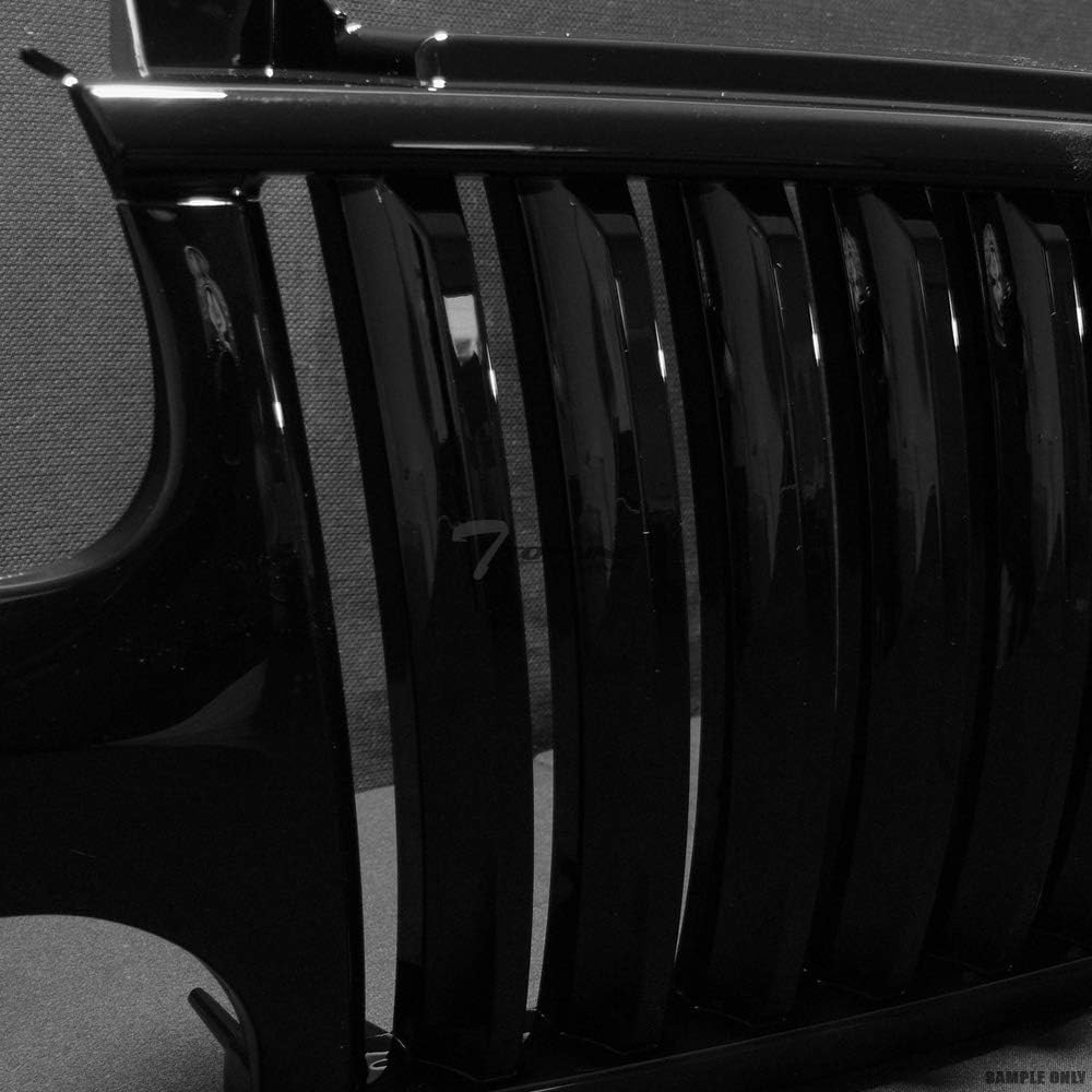 Glossy Black Vertical Front Grille F613