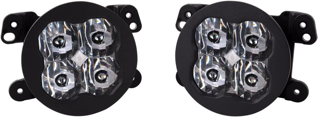 SS3 LED Fog Light Kit for Jeep JL Wrangler Rubicon w/Steel Bumper, White SAE/DOT Driving Pro V790