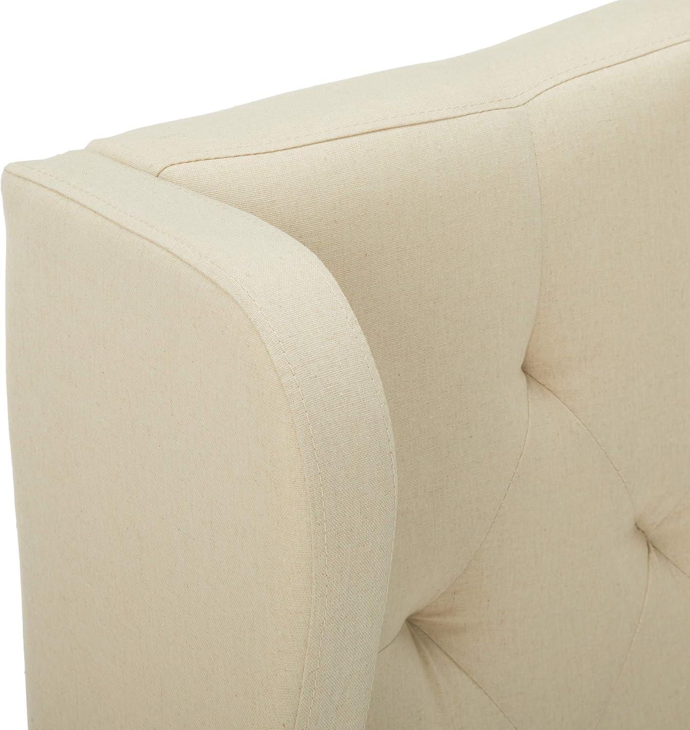 Beige Adjustable Fabric Headboard P66429