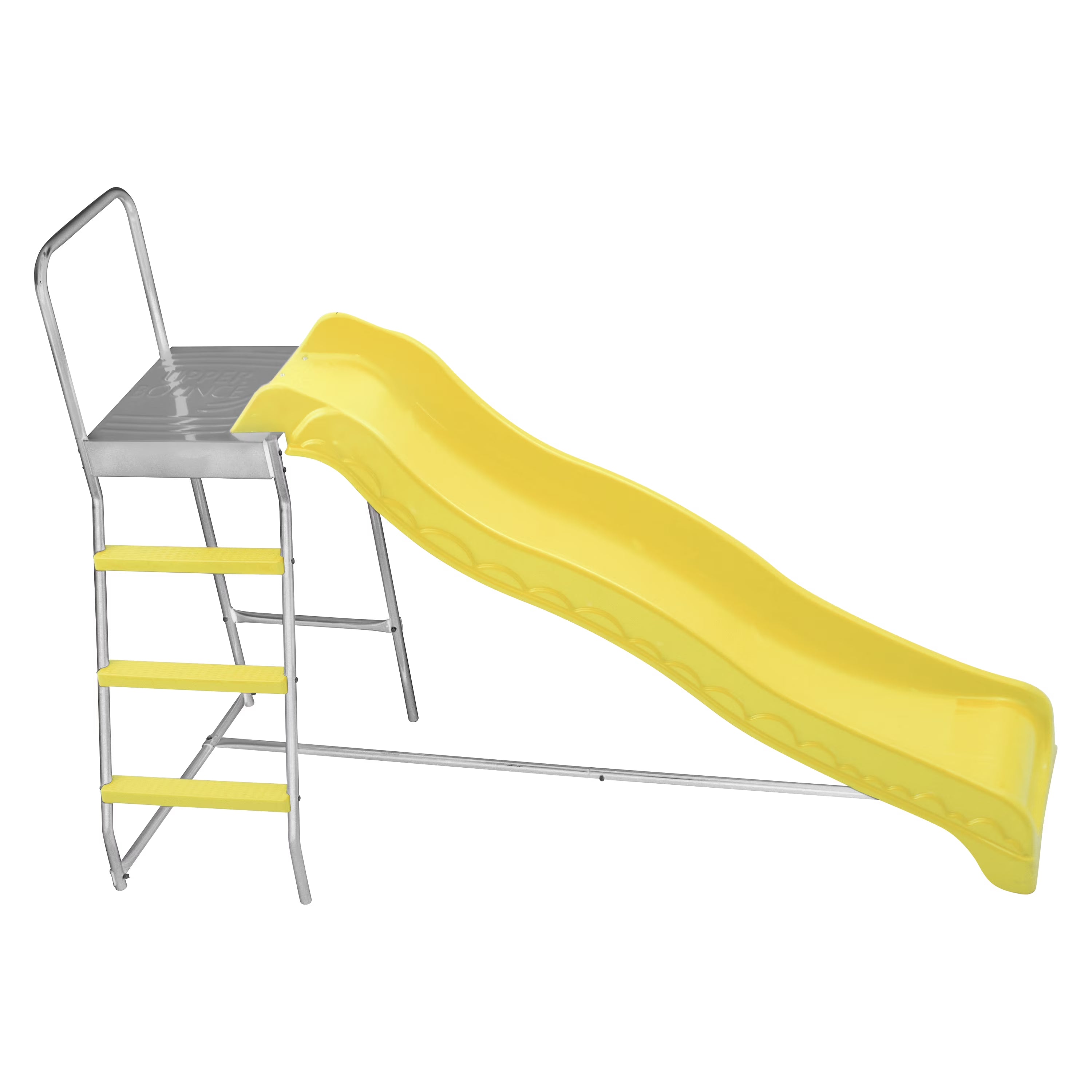 53.5" Height Trampoline Step Ladder & Wave Slide Set V6157