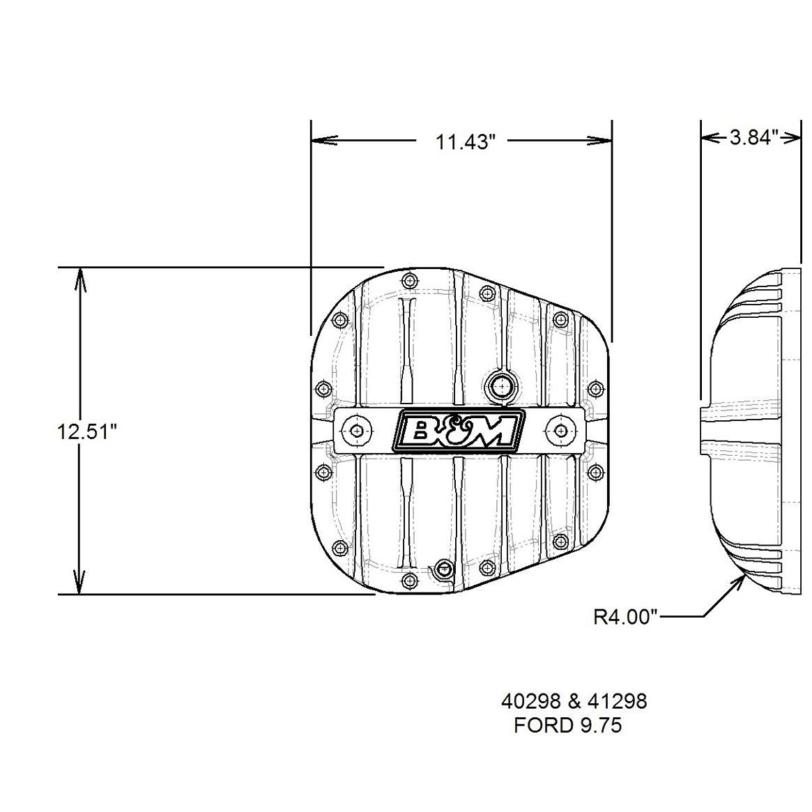 Cast Aluminum Differential Cover O554