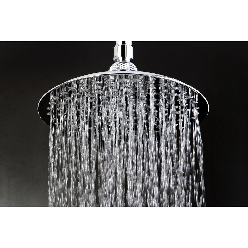 Brushed Nickel 5-1/4-Inch Shower Head with Shower Arm Q667008