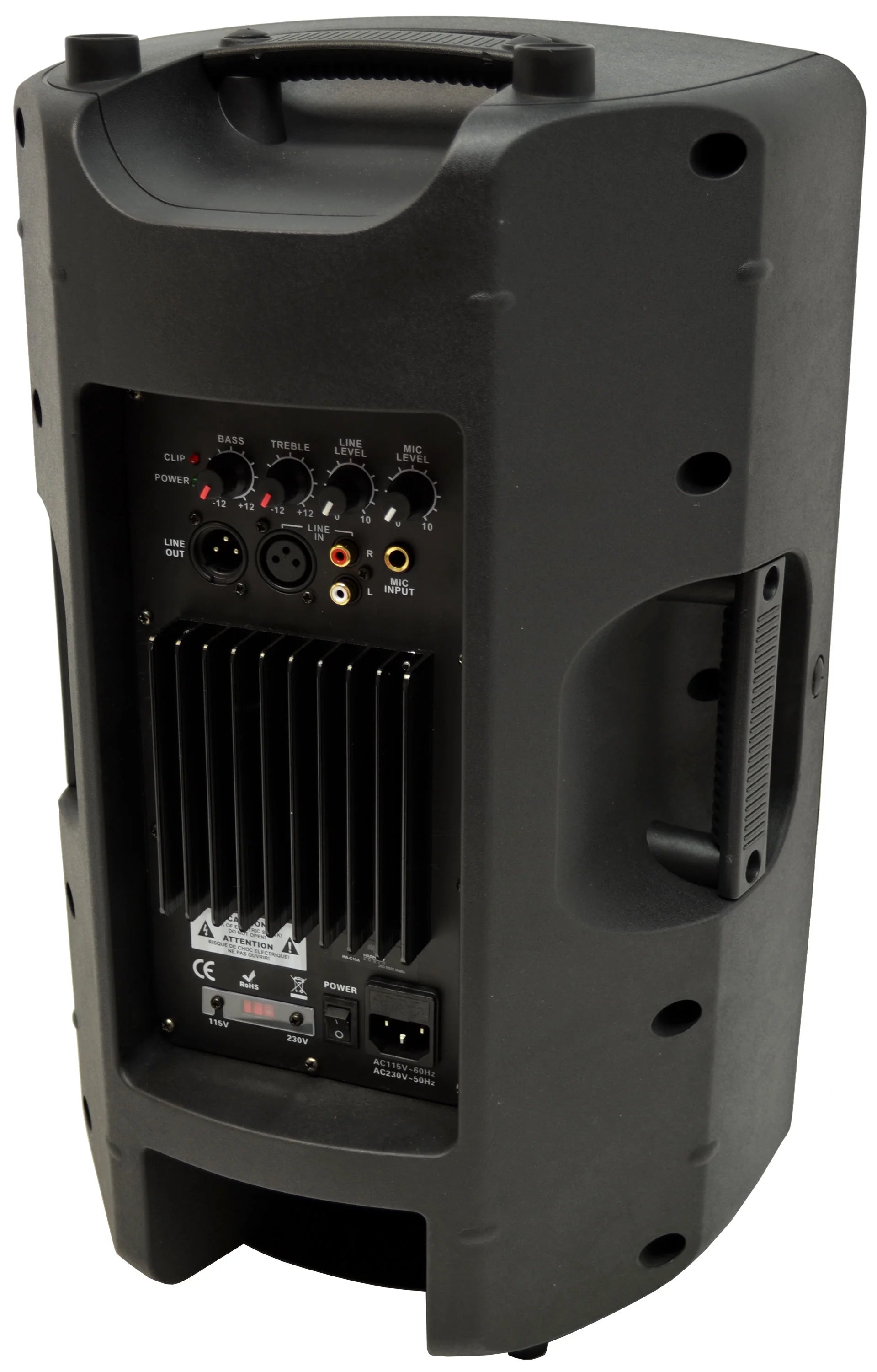 10" Pro DJ Powered 400W PA Speaker Pair with Tripod Stands & XLR Cables S69984