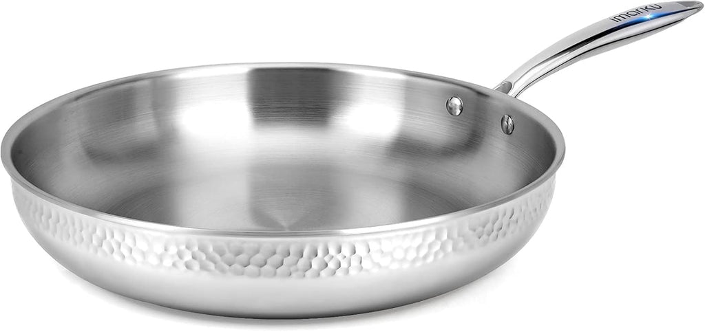 12-inch Stainless Steel Frying Pan Skillet Cookware T91969