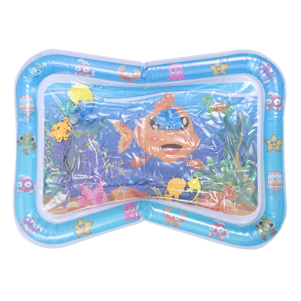 Blue Inflatable Crawling Cushion Water Play Mat V495321