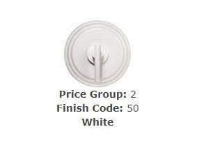 Pop-Up Lavatory Drain White G6569