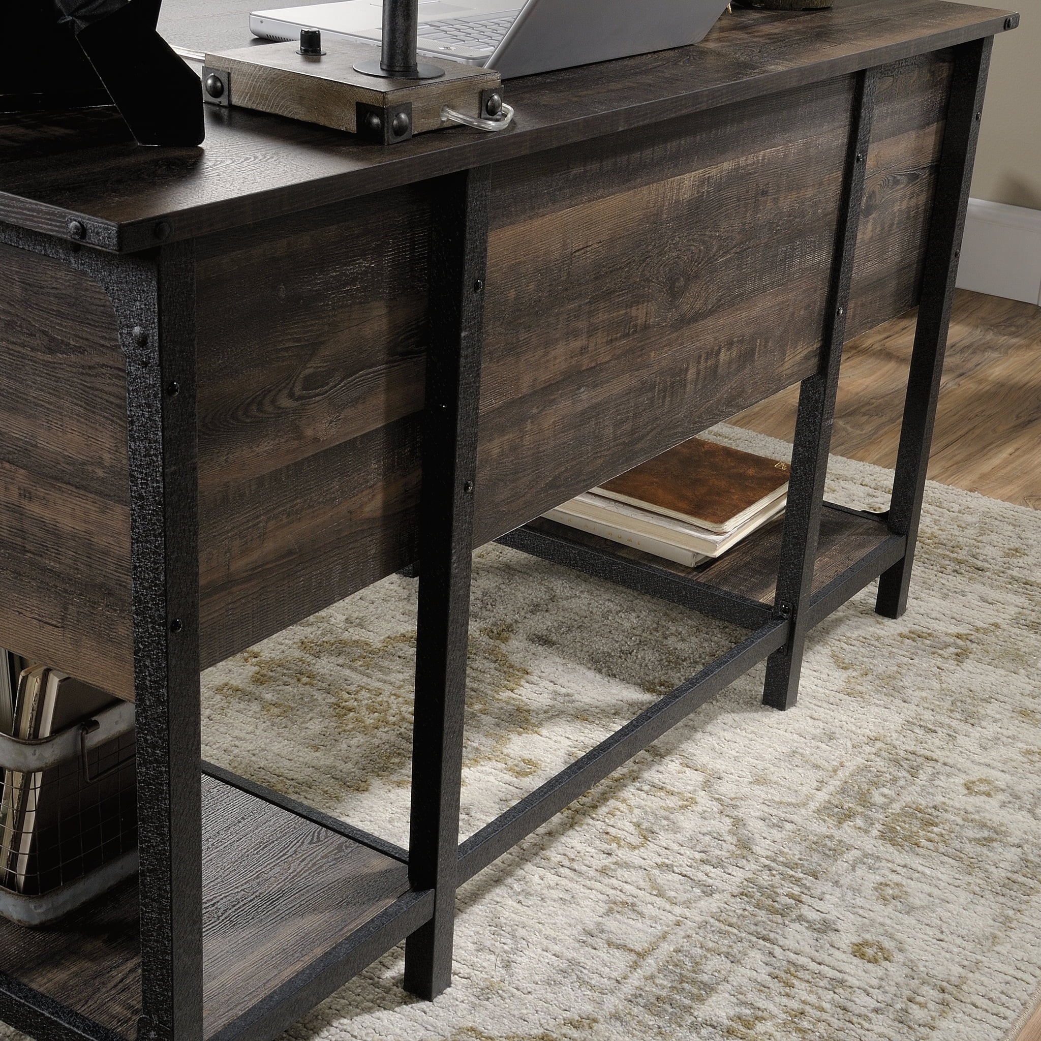 Carbon Oak Finish Small Computer Desk C5800