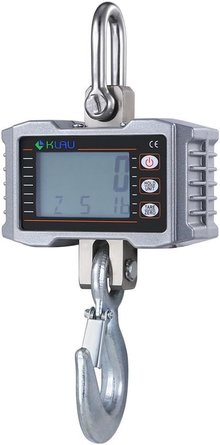 Silver LCD Display Hanging Scale Q693463