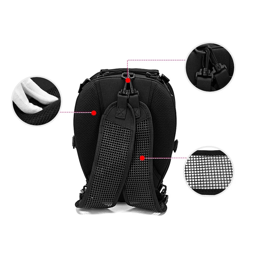 Motorcycle Tail Bag 30L-40L Waterproof Rear Seat Bag N545
