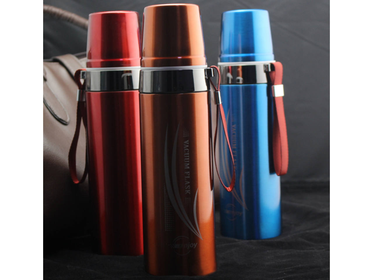 Silver 650ML Stainless Steel Vacuum Flask Water Bottle T63902