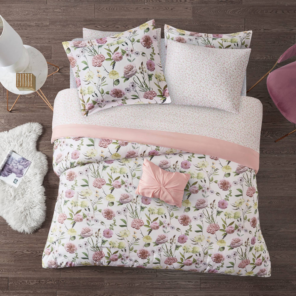 Blush Twin XL Comforter and Sheet Set A82227