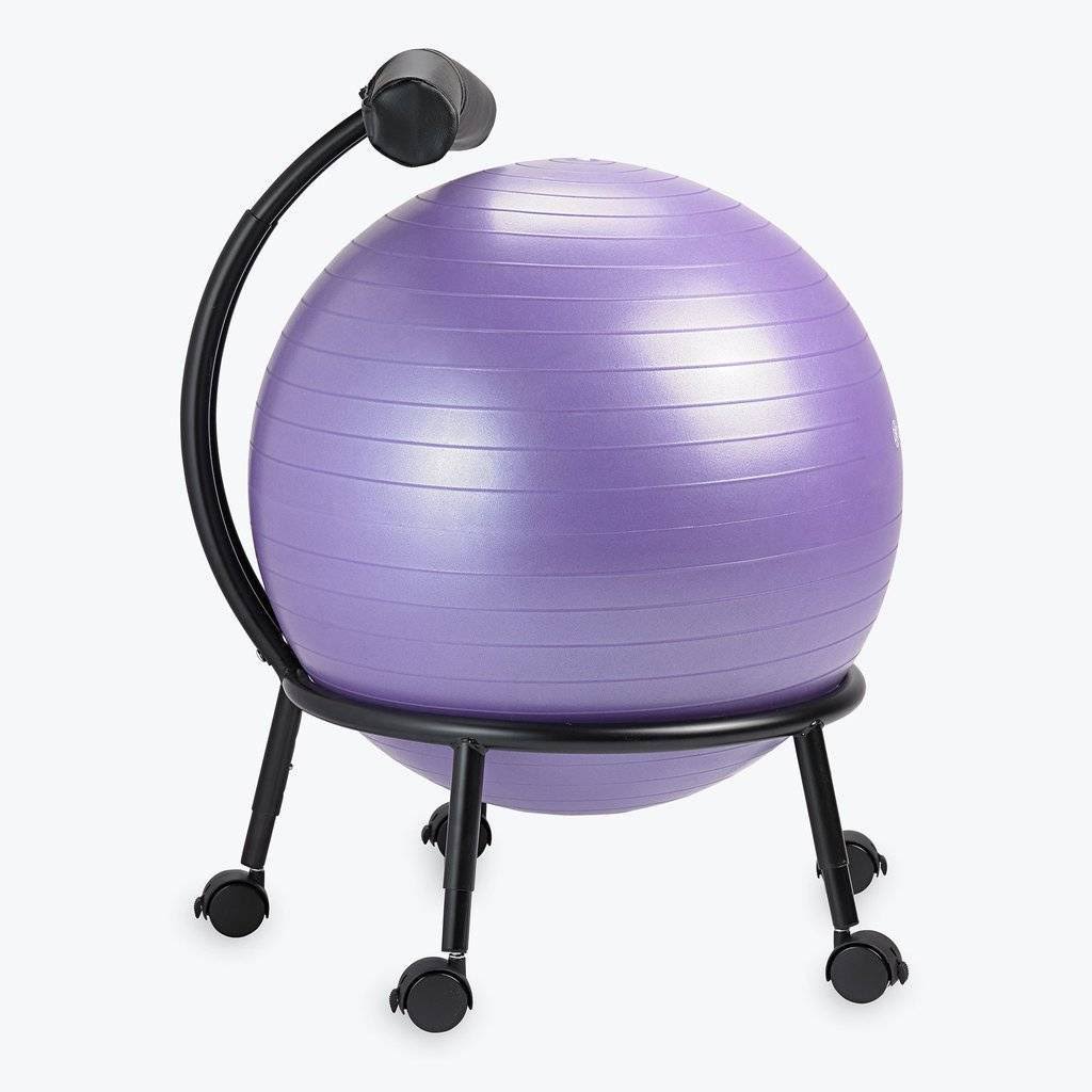 Black Yoga Balance Ball Chair Q1094
