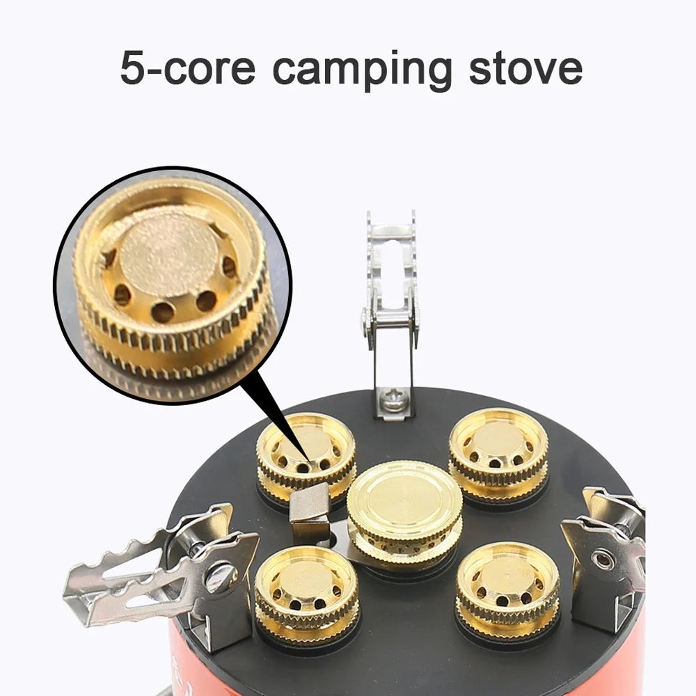 15800W Windproof Camping Stove with Storage Bag H51226