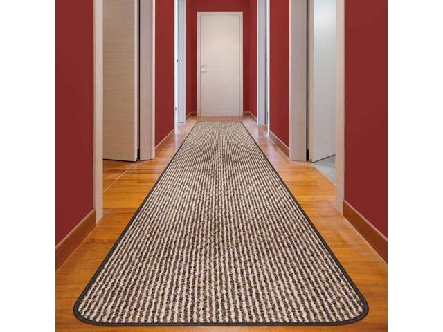 Skid-Resistant Carpet Runner - Black Ripple - 12 ft. x 48 in. E812460