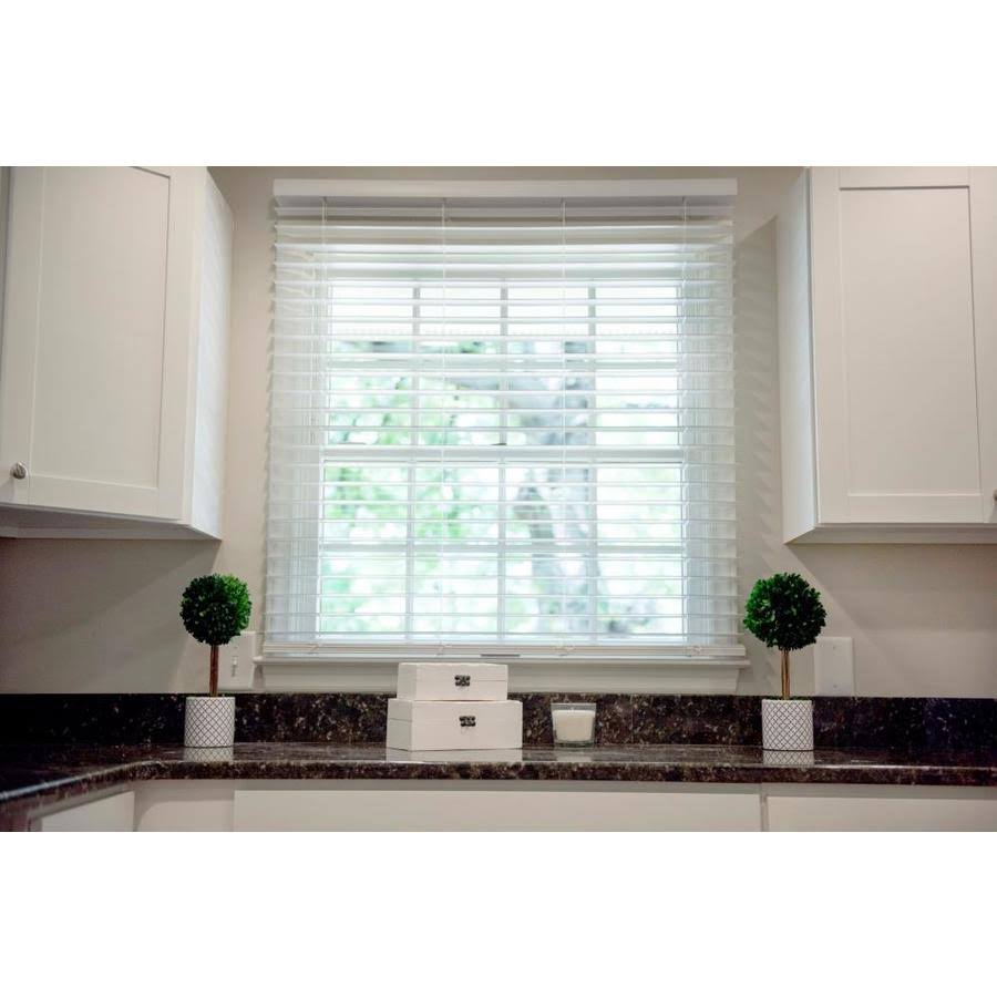 Cordless Faux Wood Room Darkening Blinds L99629