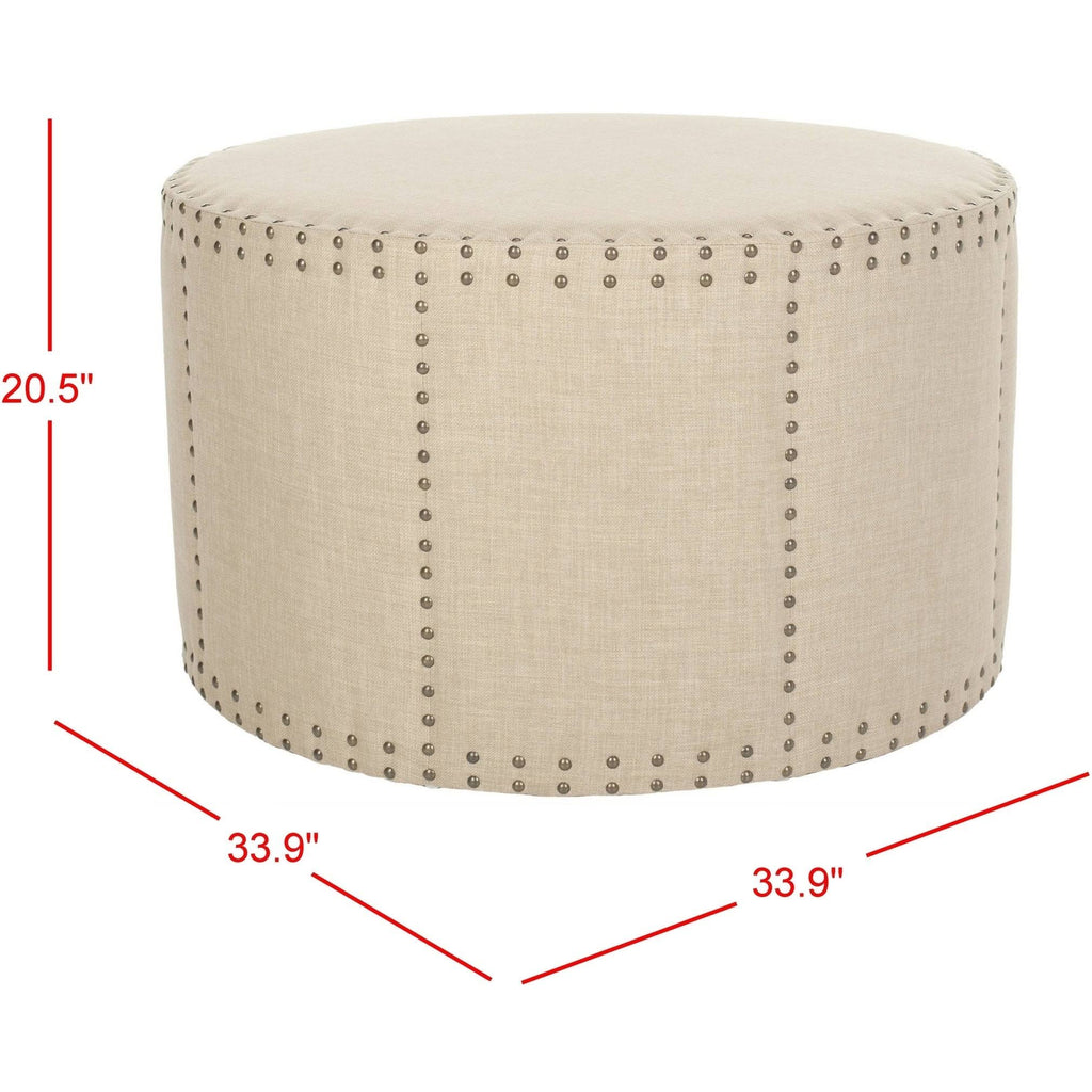 Beige Ottoman X29629