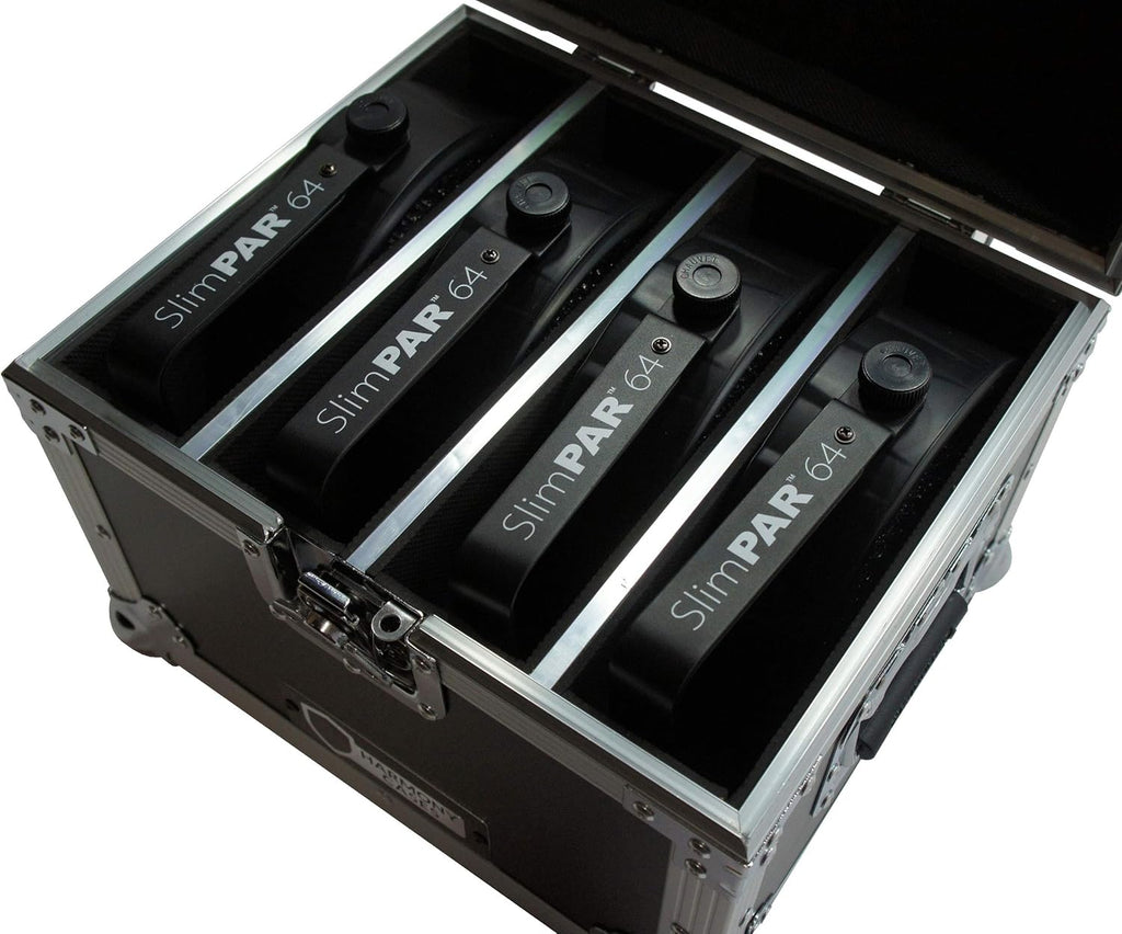 Light Flight Case Compatible with Chauvet SlimPAR 64 RGBA x 4 A88420