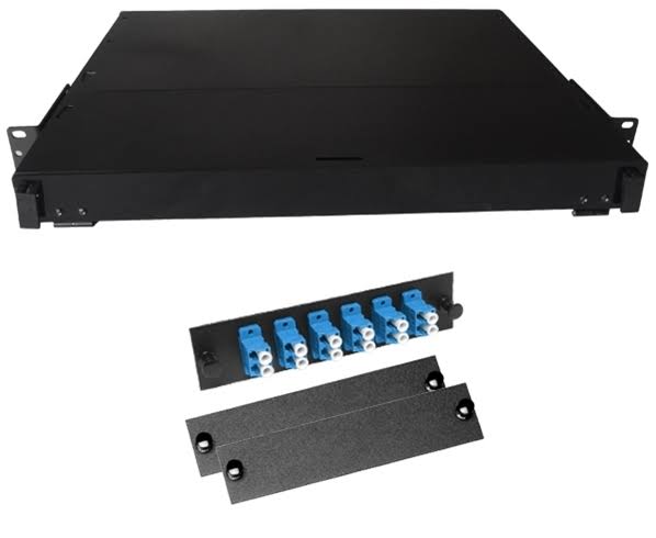 12 LC SM Fiber Rackmount Panel X338529