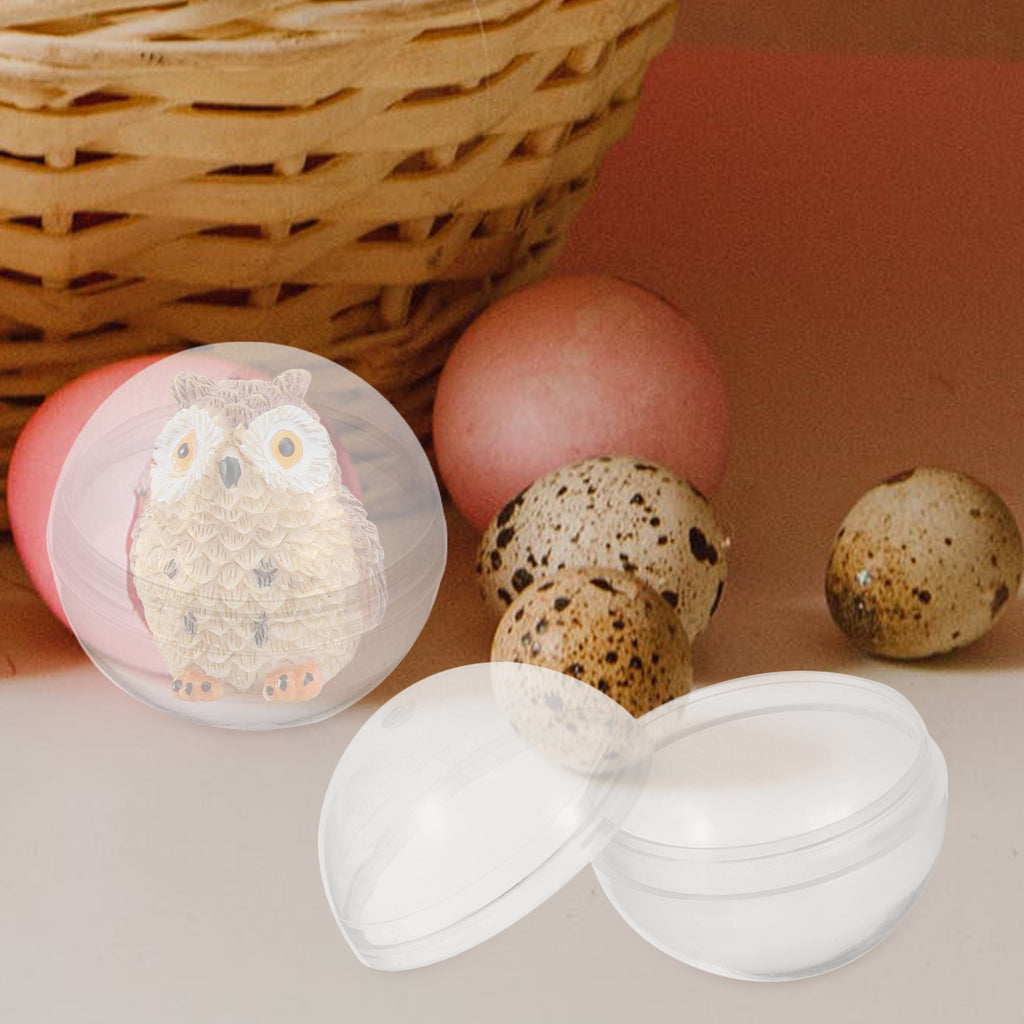 200 pcs Plastic Transparent Clear Fillable Balls P2821