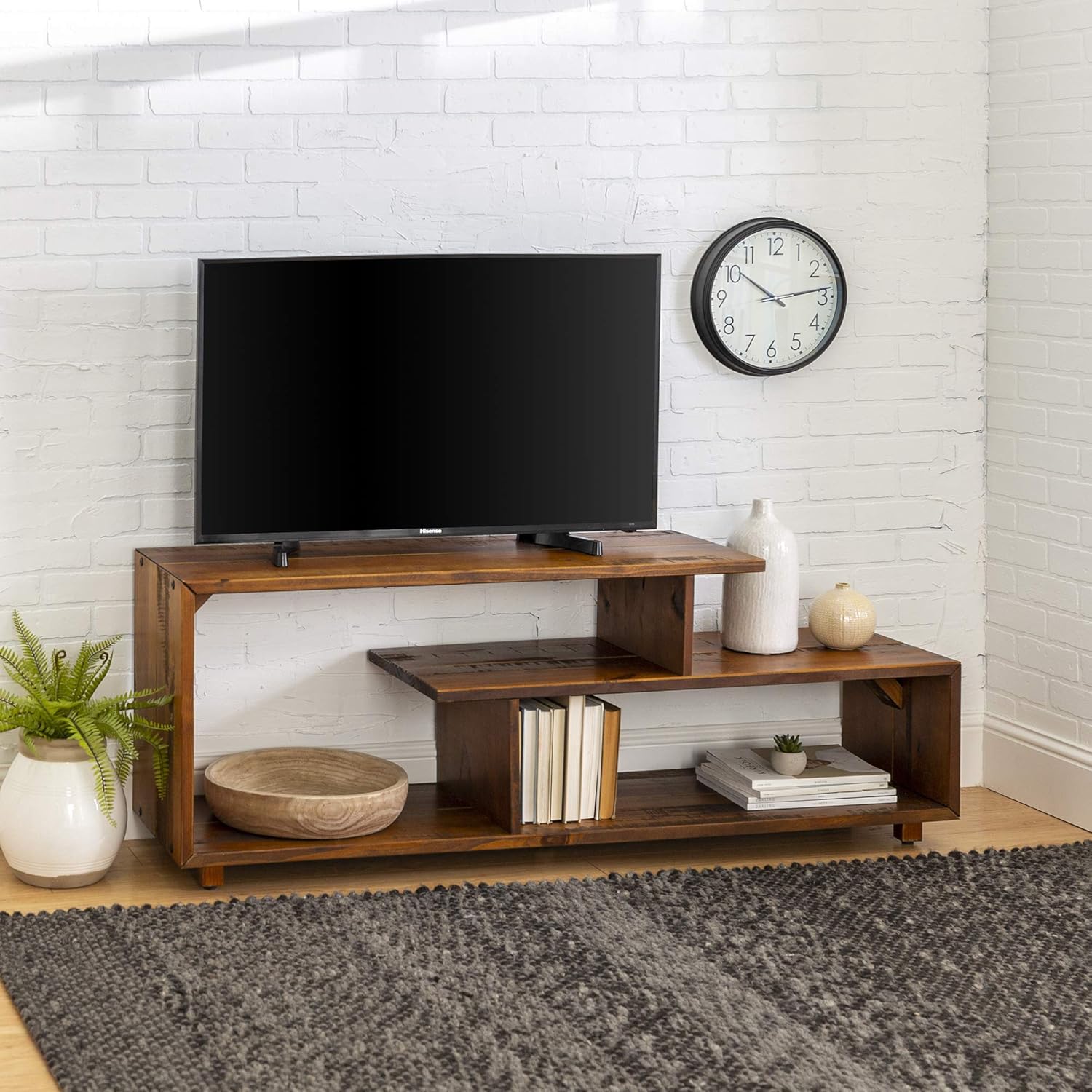 60 Inch Solid Wood TV Stand A7287