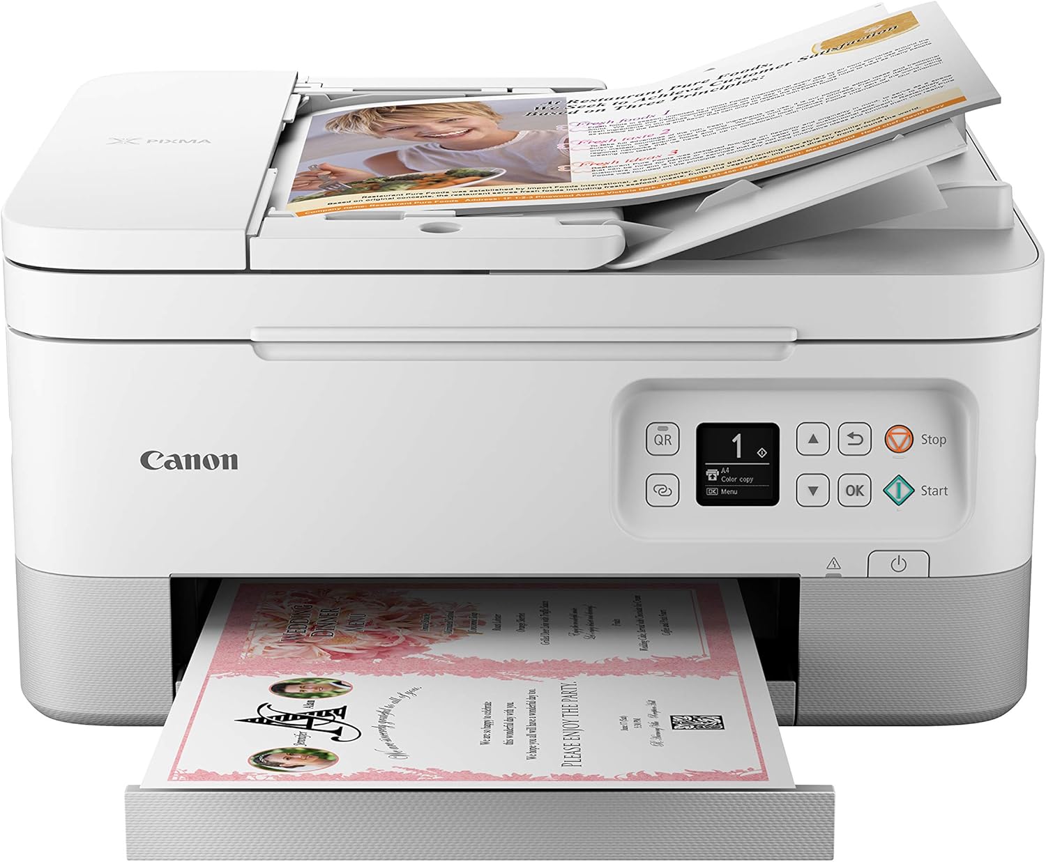 Black Wireless Inkjet All-in-One Printer Z178