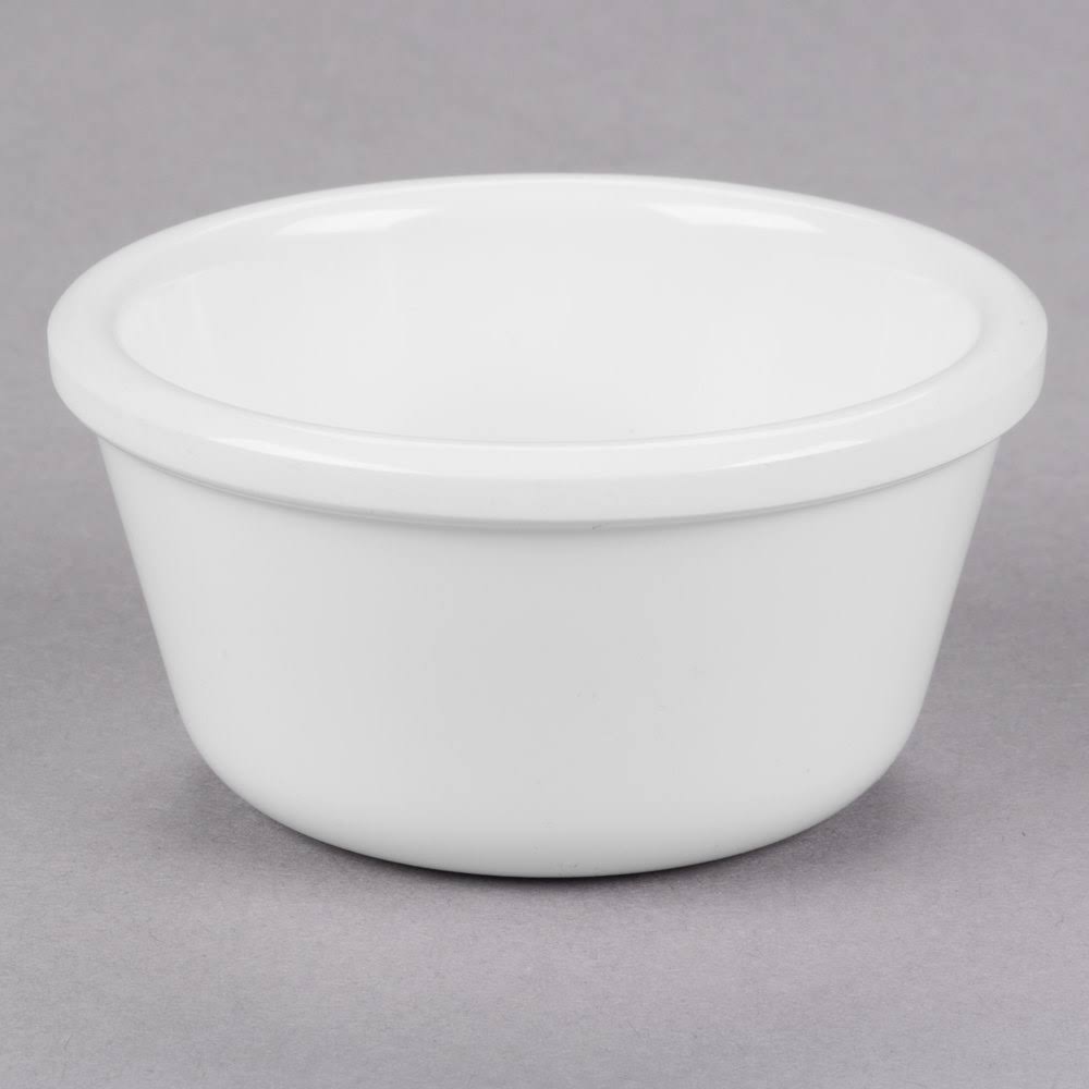3 oz. White Melamine Ramekin W3663