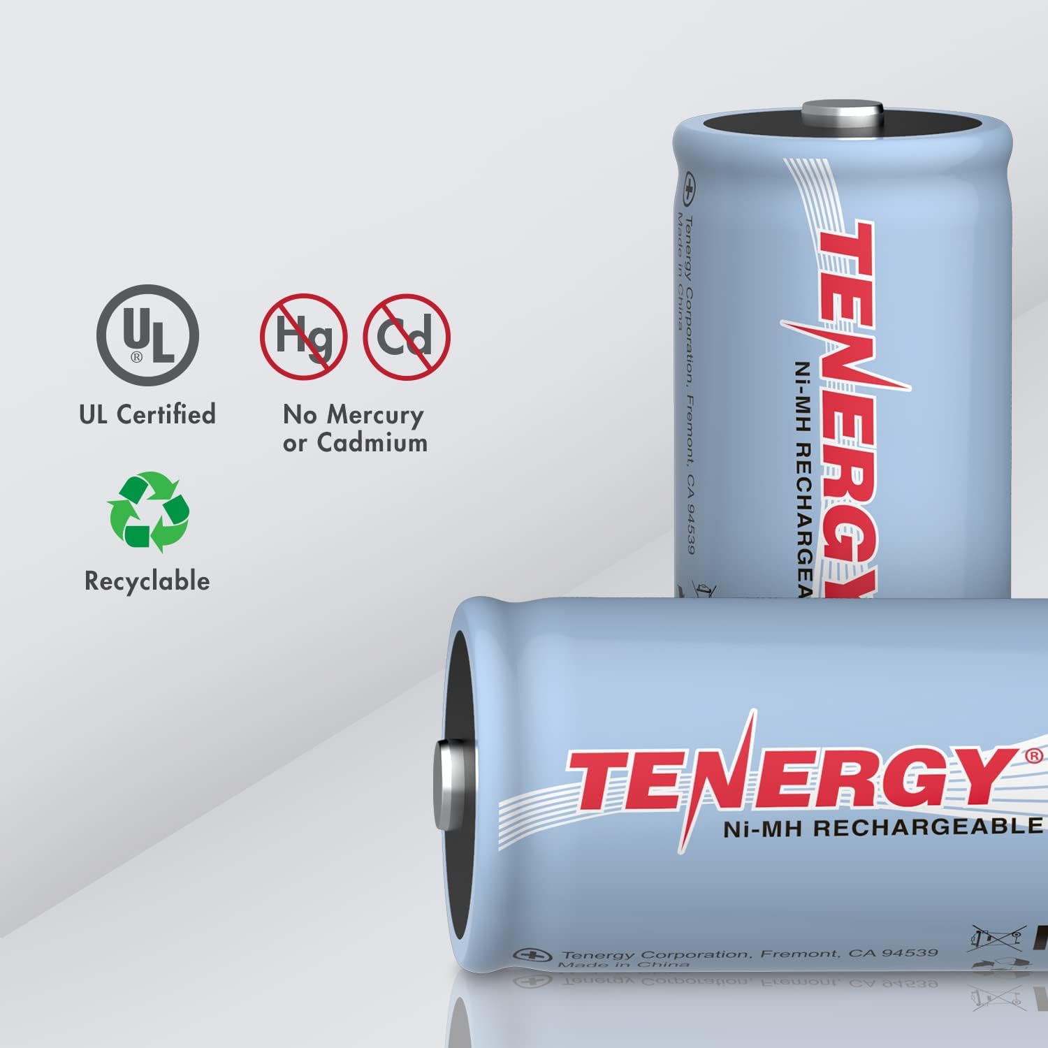 10000mAh NiMH D Battery 16-Pack D5250