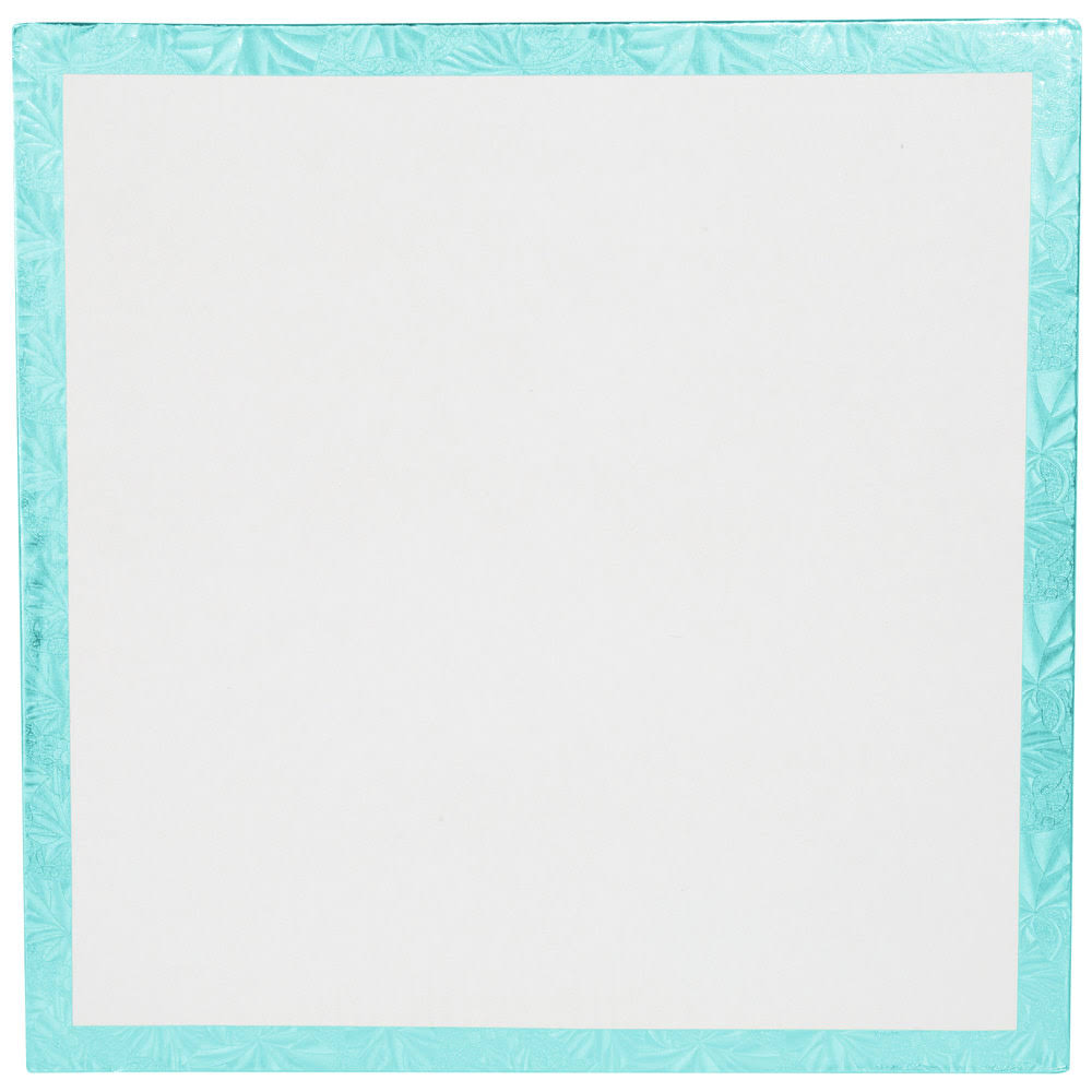 14x22 Blue Square Cake Drum - 12/Case O669