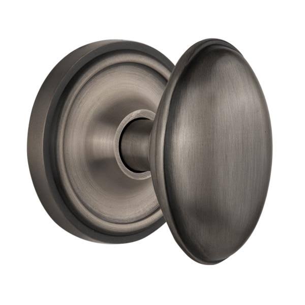 Antique Pewter Interior Mortise Door Knob V656