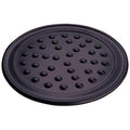 19" Hard Coat Anodized Aluminum Pizza Pan with Nibs C803