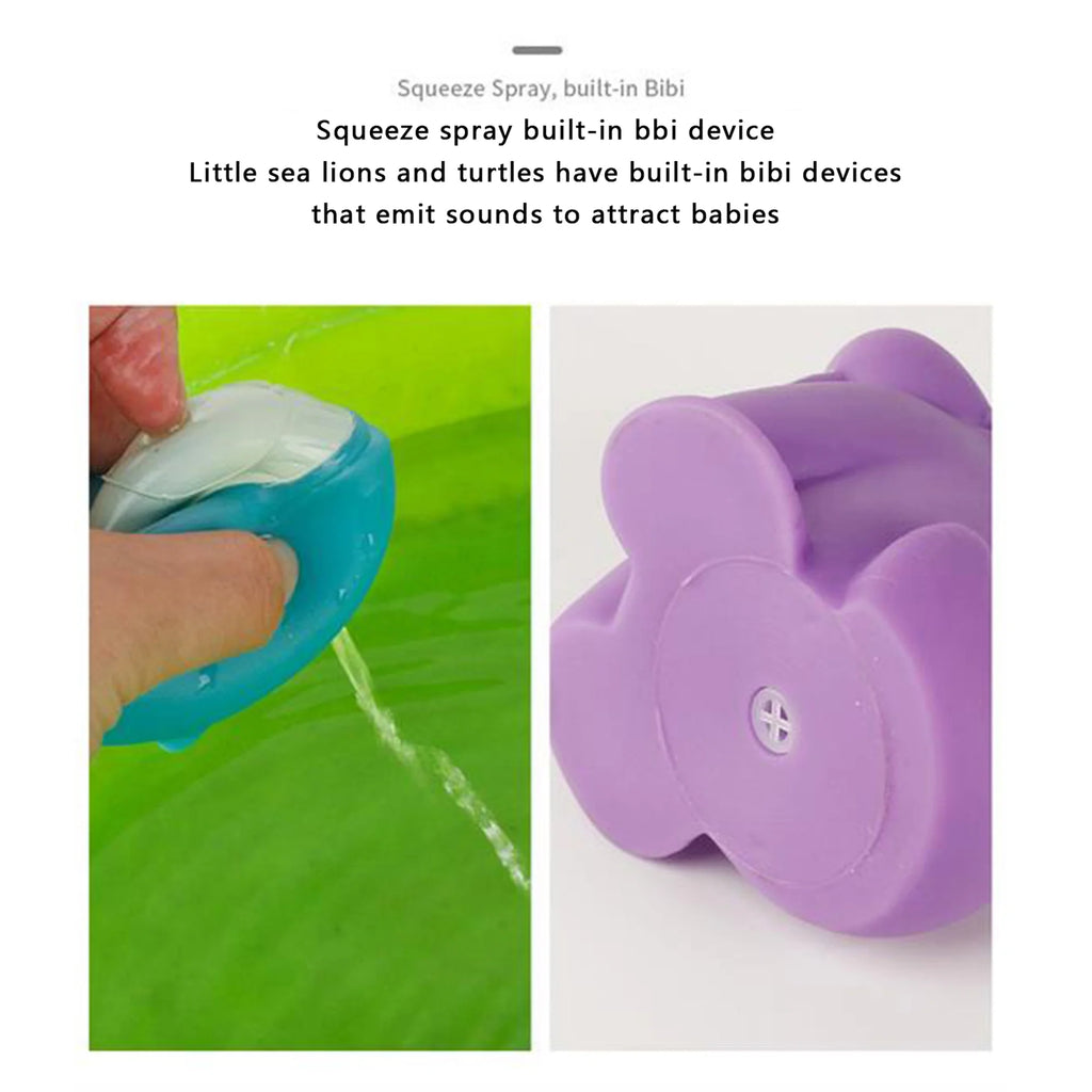 Color Changing Floating Baby Bath Toys with Net S68762