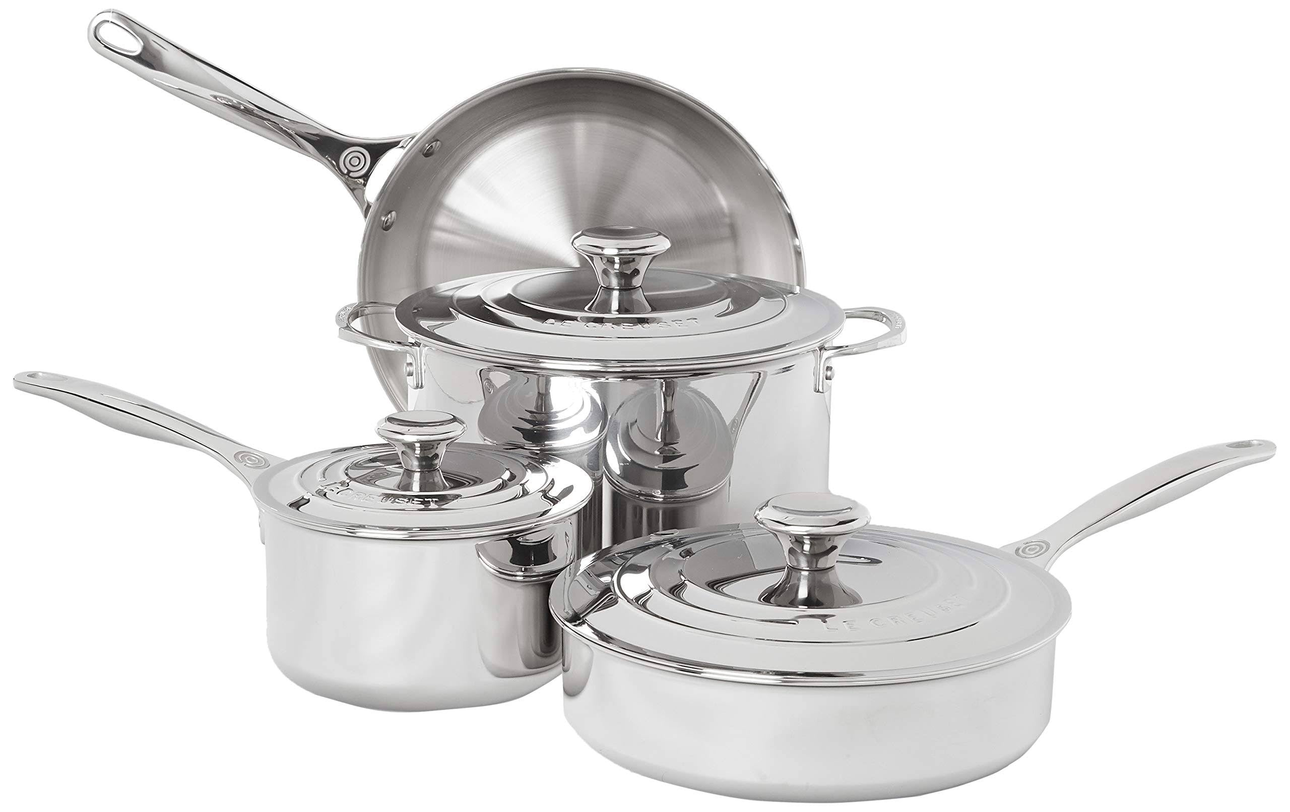 7 Piece Stainless Steel Cookware Set V1458