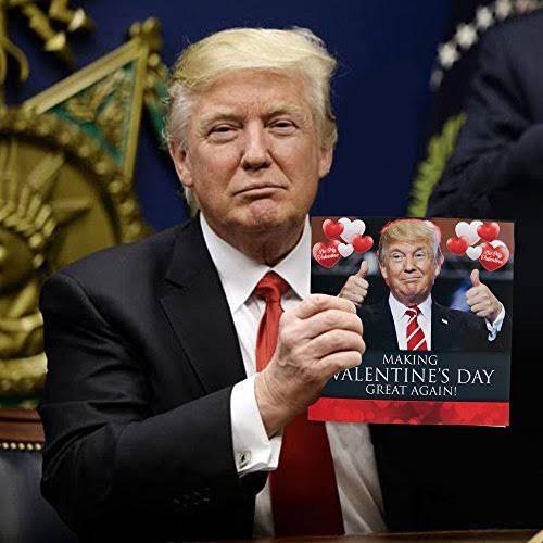 Talking Trump Valentines Card C315